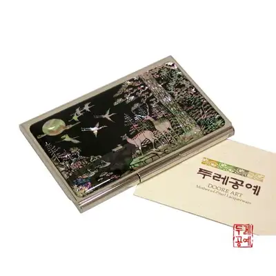 螺鈿名刺入れ【鹿】