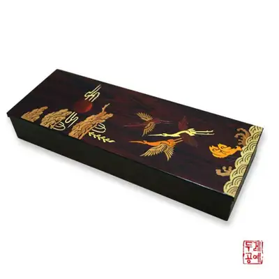 象嵌筆函[鶴]