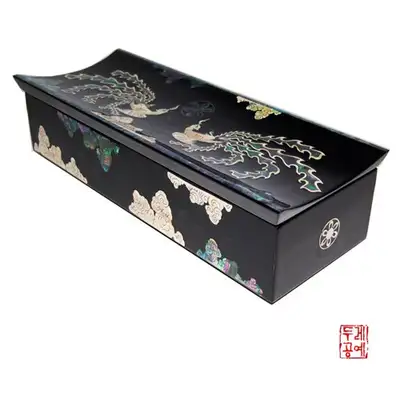 鳳凰雲文様螺鈿筆函