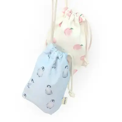 O-CHECK 绳纹束口袋(M) STRING POUCH(M)