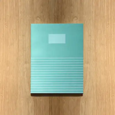 O-CHECK 笔记本 NOTE Pattern Green 绿色图案(横线)