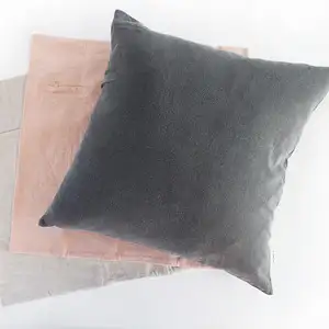 ウォッシング リネン クッションカバー 45x45
