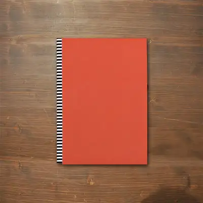 オーチェック イージーブックノート EASY BOOK NOTE レッド（罫線）