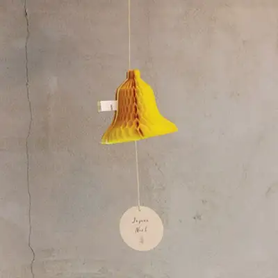 オーチェック モービル クリスマスカード CHRISTMAS CARD gold bell ゴールデンベル