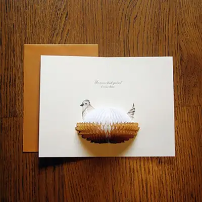 O-CHECK POP UP CARD merci 感謝カード