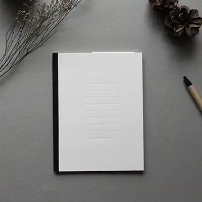 オーチェック フリーノート ウィークリー FREE NOTE WEEKLY ホワイト (型押し)
