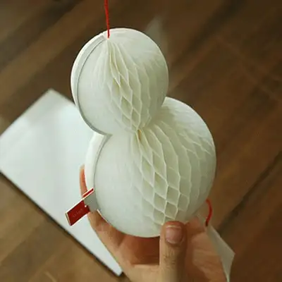 O-CHECK CHRISTMAS CARD Snowman Pop-Up Card