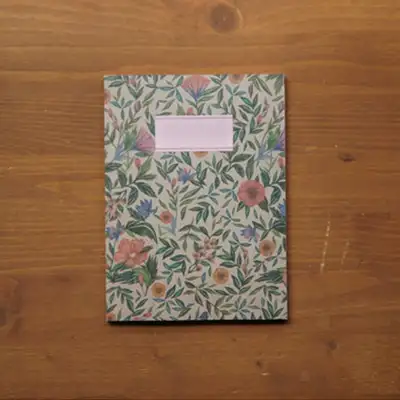 O-CHECK Plain Note M - Flower (Spiral Bound)