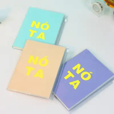 Ochep Nota Pocket Notebook B6 (Grid) Pocket Zipper Pocket Notebook