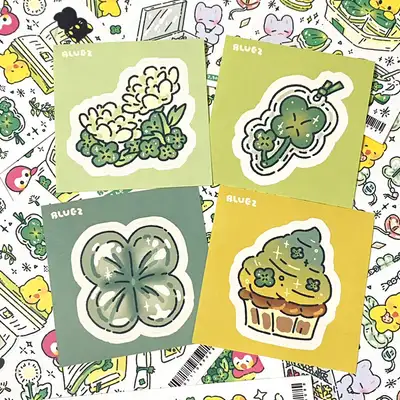 Blues | Clover Imitation Paper Pack (8 Sheets)