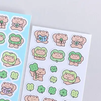 Popo Forest | Clover Love Seal Stickers