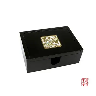 螺鈿名刺入れ-唐草蝶
