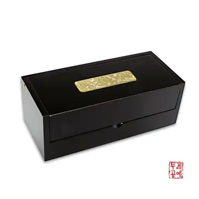 螺鈿眼鏡ケース-蓮花文