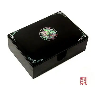 伝統名刺入れ[円形花紋]