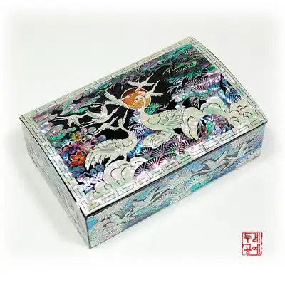 彩華文松鶴名刺函