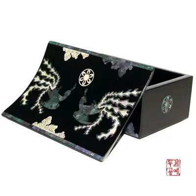 鳳凰雲文様螺鈿名刺入れ