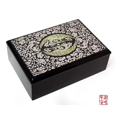 唐草双鶴名刺入れ