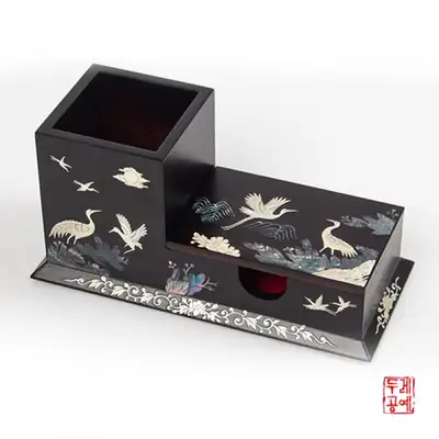 松学文 名刺ペンホルダー 多用途ボックス