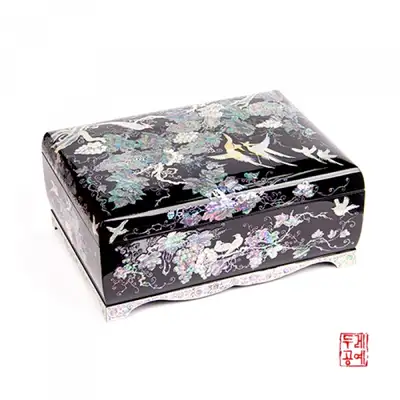 葡萄花鳥文様 書類ケース 特大