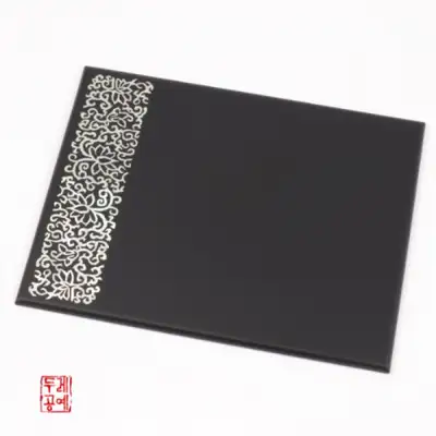 螺鈿ボタンニシキボタン柄マウスパッド