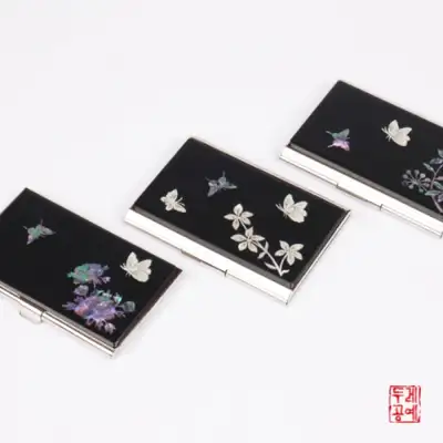 手工携帯名刺入れ