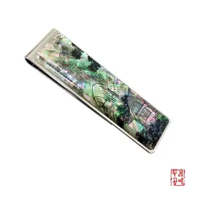 【鄭敾】隠谷幽居図 マネークリップ