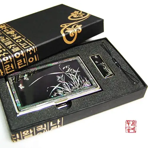 螺鈿 USB 2種セット(蘭)