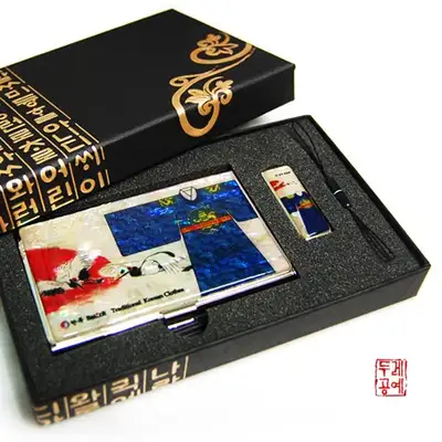 螺鈿 USB 2種セット(韓服-衮龍袍)