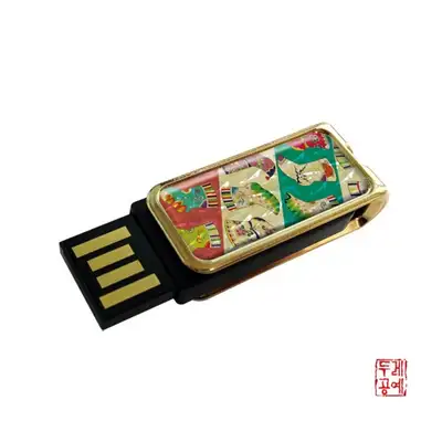 韓国の遺産 USBメモリ 花靴下