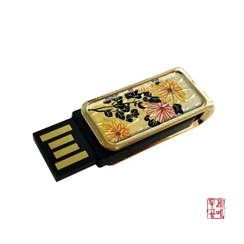 四君子 USBメモリ　　　　　[菊花]