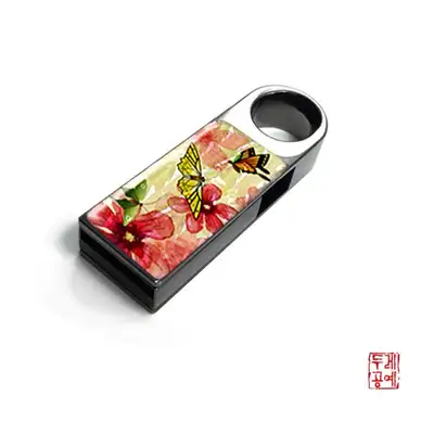 墨で描く花と蝶 OTG USB (8G)