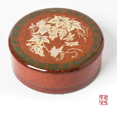 彩花円形多用途収納ボックス [小]