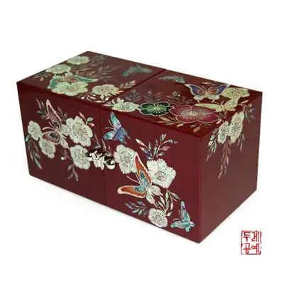 彩花花蝶双合