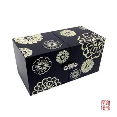 瓦当文蓮花ミニ双合