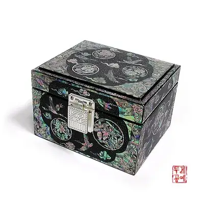 クラウドと鶴 四君子ジュエリーボックス小