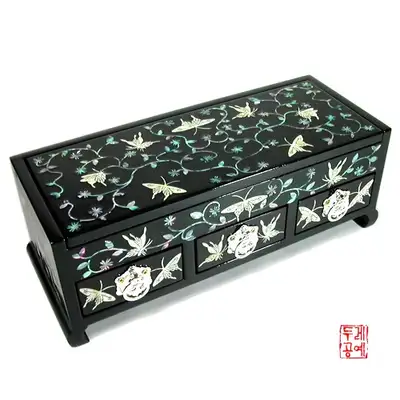 文甲型ジュエリーボックス[蝶]
