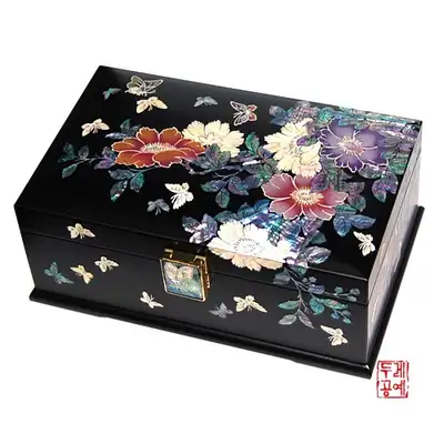 螺鈿凌霄花ジュエリーボックス