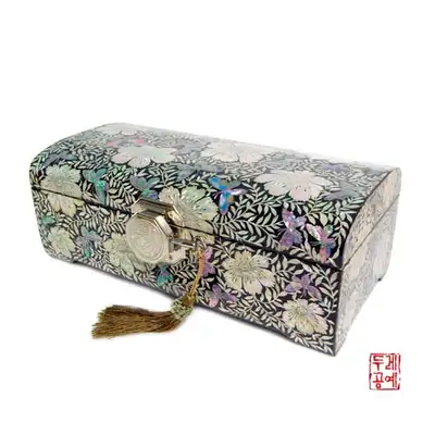 唐草牡丹花ジュエリーボックス