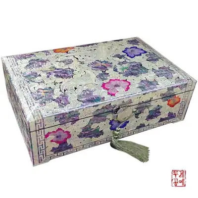 彩華双鶴宝石函 [特大]