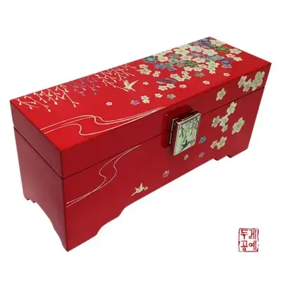 花柳ジュエリーボックス[朱合]