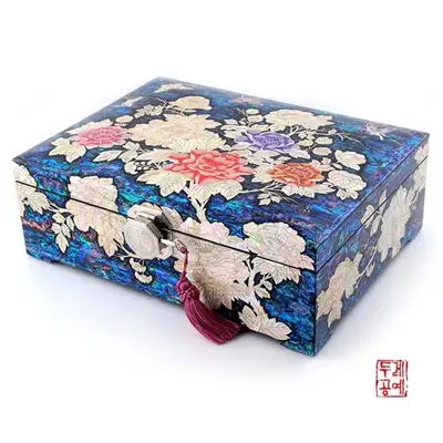 万開牡丹 胡蝶 タバル ジュエリーボックス（特大）