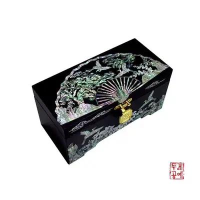 扇モチーフジュエリーボックス