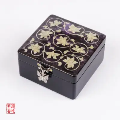 唐草模様韓紙宝石箱