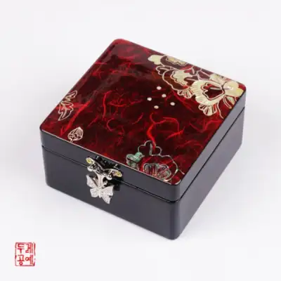 牡丹韓紙宝石箱
