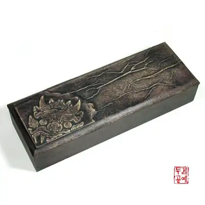韓紙トッケビ 筆箱(古色)