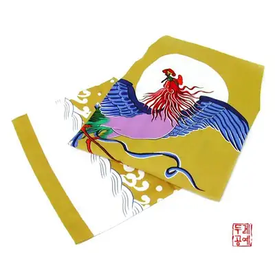 鳳凰文様エプロン