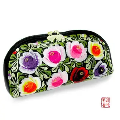 花刺繍ウォレット
