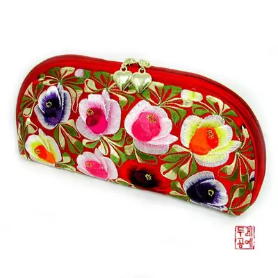 花刺繍 ウォレット