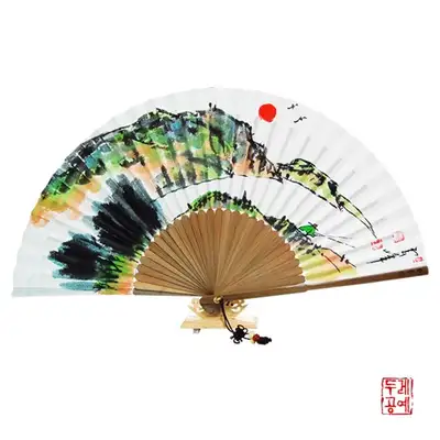 雲峰烏竹扇 [山水画]