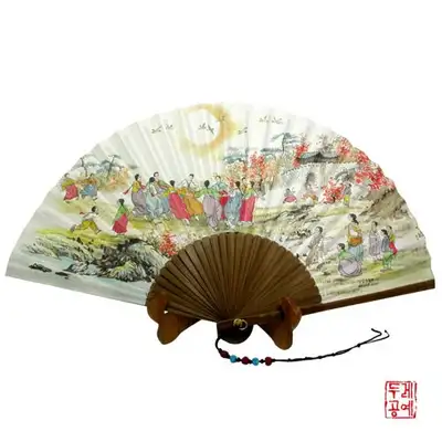 烏竹扇立て_民俗画[カンガンスウォルレ]